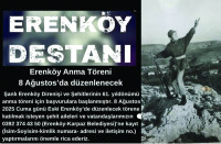 8 Ağustos Erenköy Şehitlerini Anma Töreni için başvurular başladı.