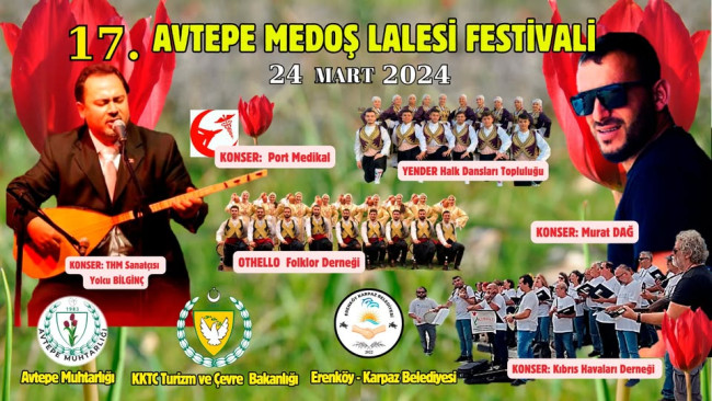 17. Geleneksel Avtepe Medoş Lalesi Festivali’nde kültür ve müzik iç içeydi