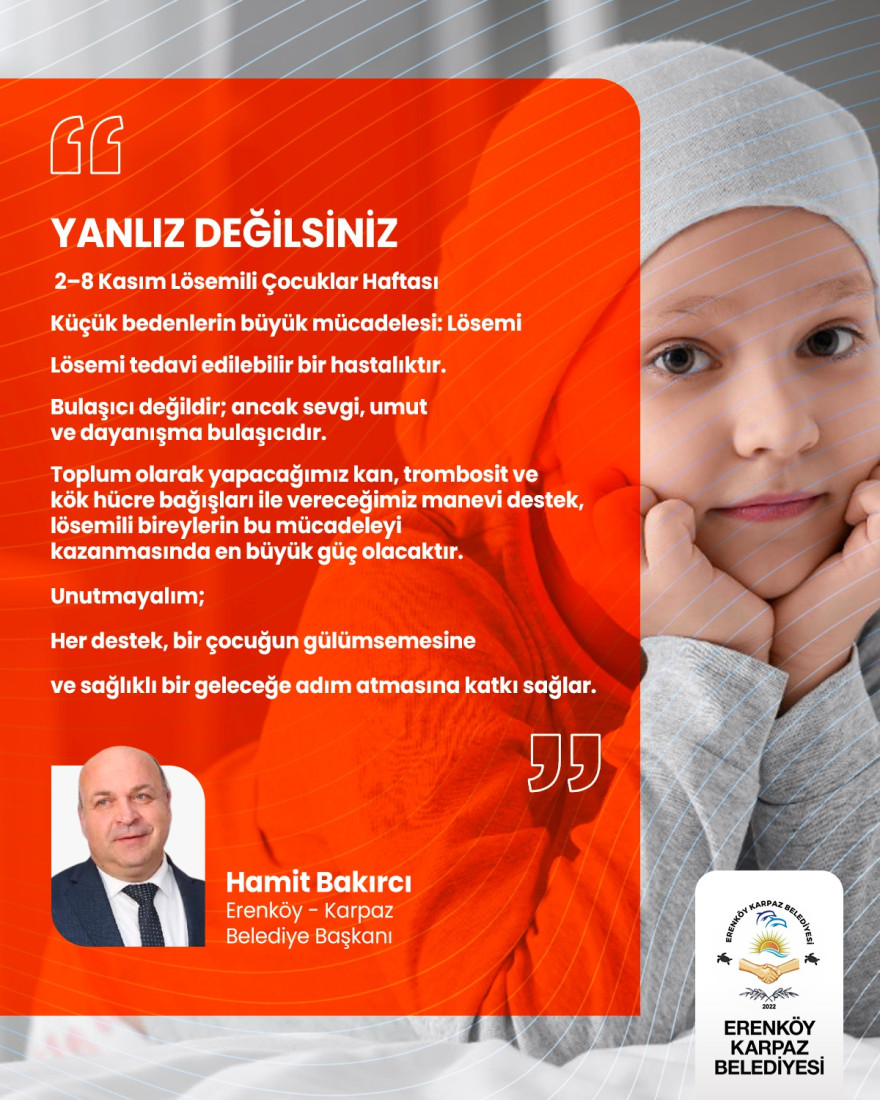 2–8 Kasım Lösemili Çocuklar Haftası
