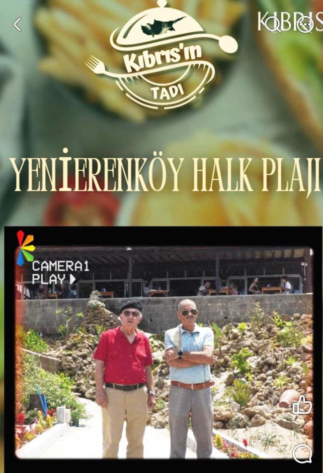 "Kıbrıs'ın Tadı" Blue Heaven Restorant Beach Cefe'de