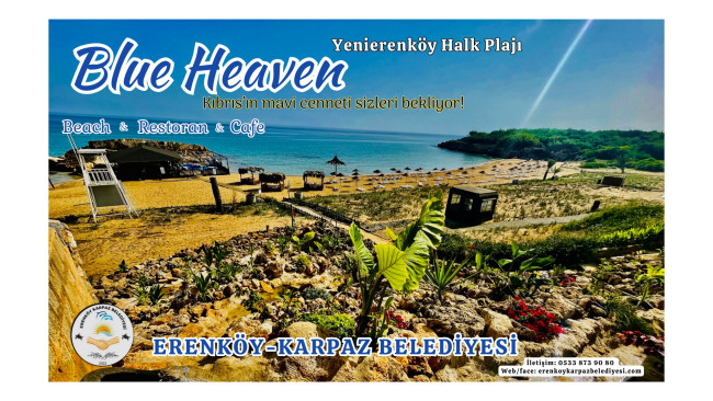Erenköy-Karpaz Belediyesi Blue Heaven Beach &amp; Restoran &amp; Cafe- Yenierenköy