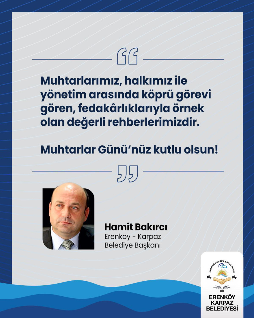 &#039;Muhtarlar Günü&#039; gkutlu olsun