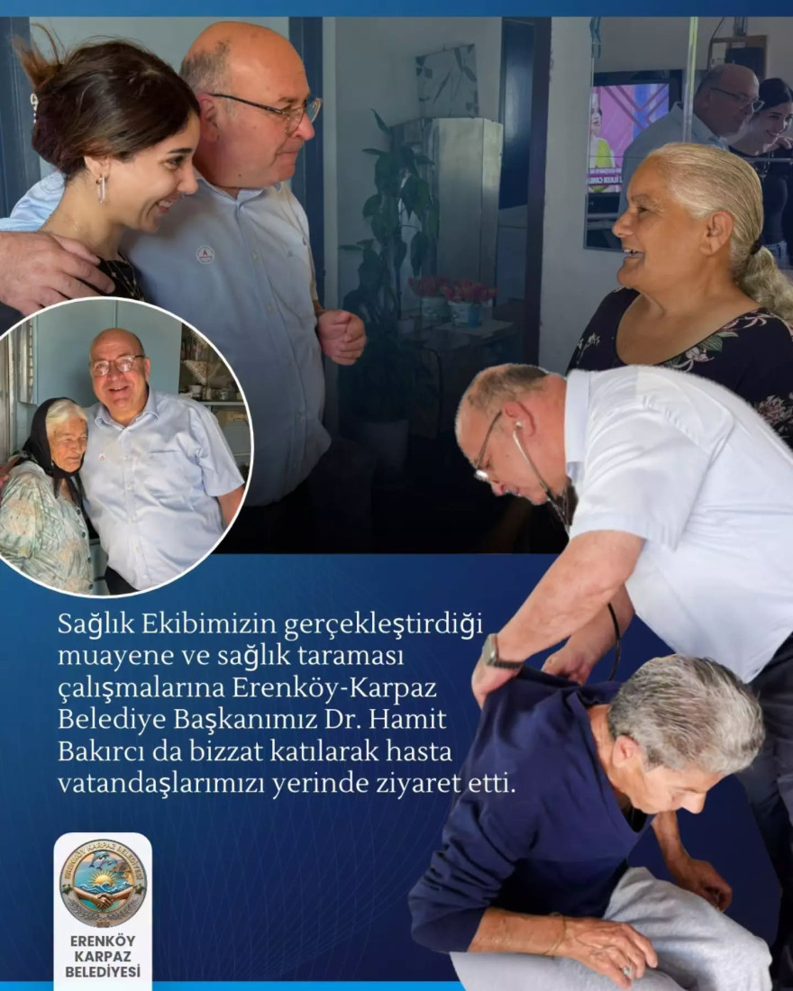 Sağlık hizmetlerimizle vatandaşlarımızın yanındayız