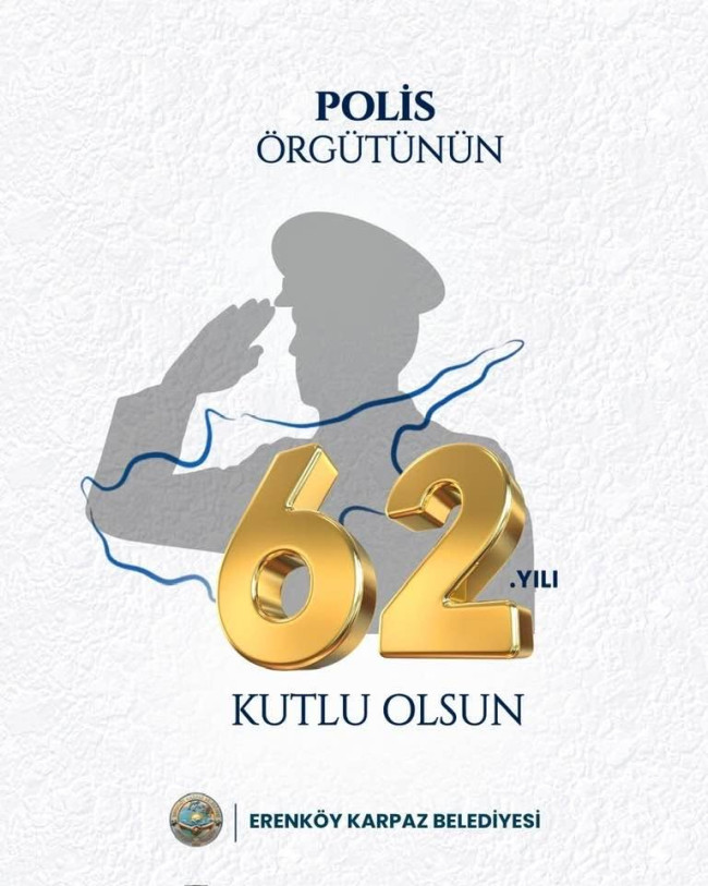 Polis &Ouml;rg&uuml;t&uuml;'n&uuml;n 62. yıld&ouml;n&uuml;m&uuml;