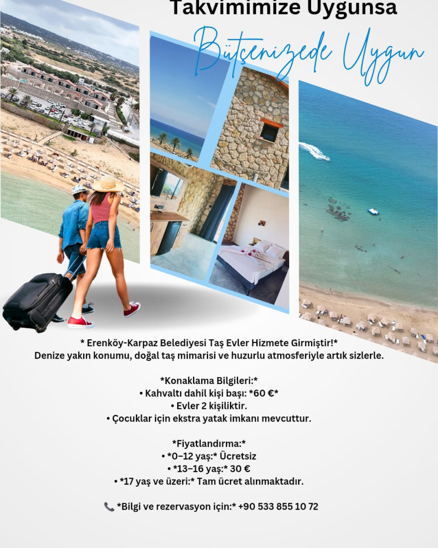 ERENKÖY-KARPAZ BELEDİYESİ BLUE HEAVEN TAŞ EVLER 