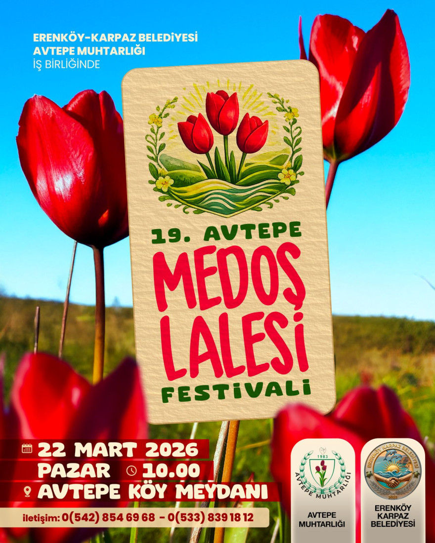 19.Avtepe Medoş Lalesi Festivali 22 Mart'ta