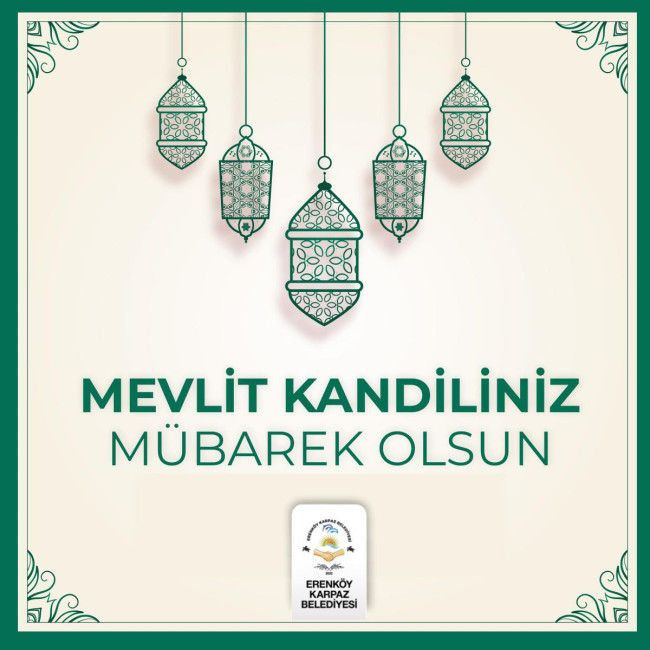 BAŞKAN BAKIRCI’DAN MEVLİD KANDİLİ MESAJI