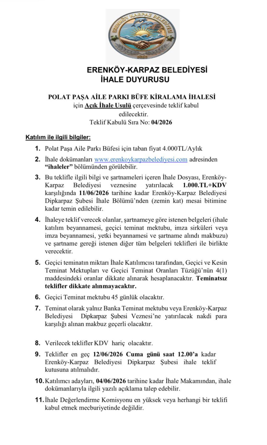 EKB İHALE DUYURUSU_B&Uuml;FE _