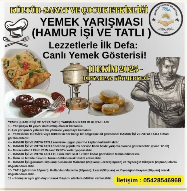 Lezzetlerle İlk Defa: Canlı Yemek Gösterisi!