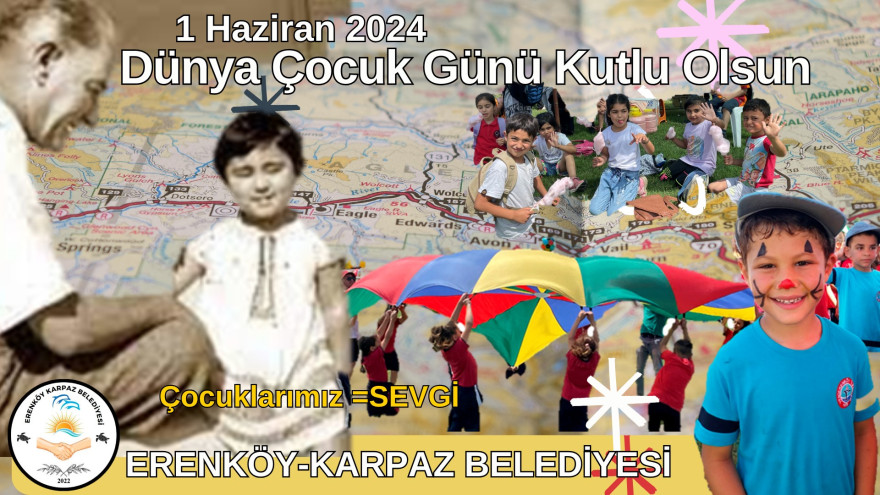 1 Haziran Dünya Çocuk Günü kutlu olsun