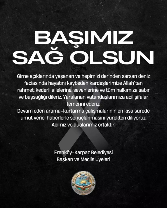 T&uuml;m &uuml;lkemizin başı sağolsun