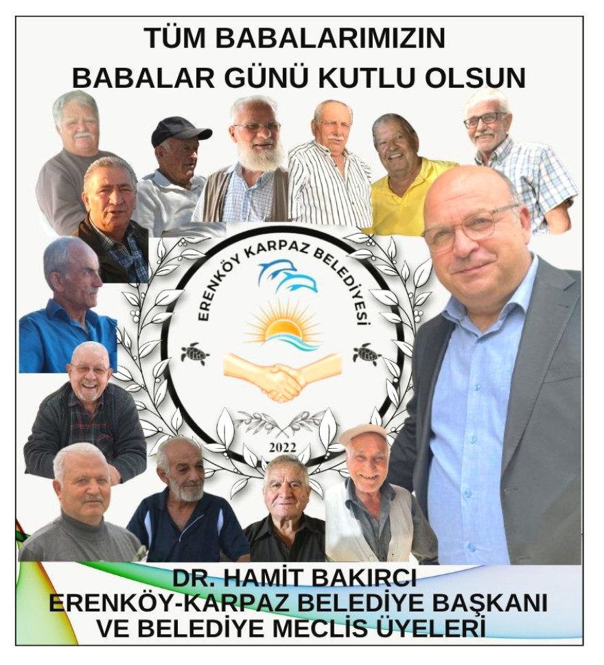 Tüm babalarımızın babalar gününü kutlar, sağlık, huzur ve mutluluk dileriz
