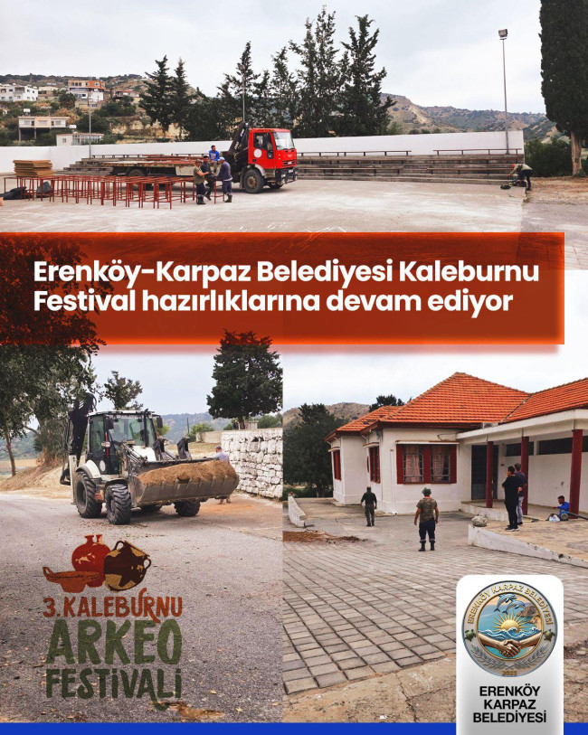 17 Mayıs, 3. Kaleburnu ARKEO Festivali i&ccedil;in &ccedil;alışıyoruz